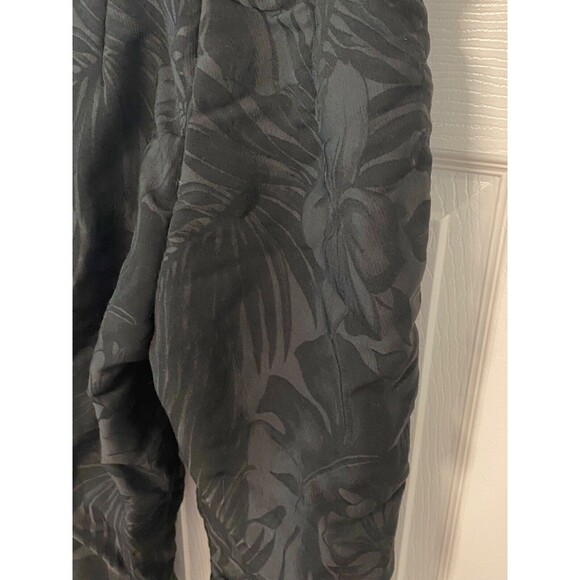 Vtg BOGNER Ski Pants Women's 6 Stirrup High Rise Snowboard Winter Black Floral - Picture 10 of 13